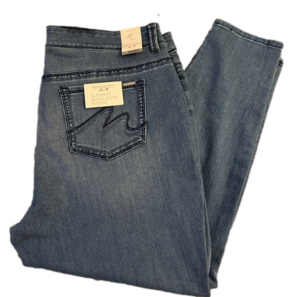 NWT Melissa McCarthy Seven7 Slimming Siloutte Pencil Stretch Jeans 20W - Picture 3 of 11